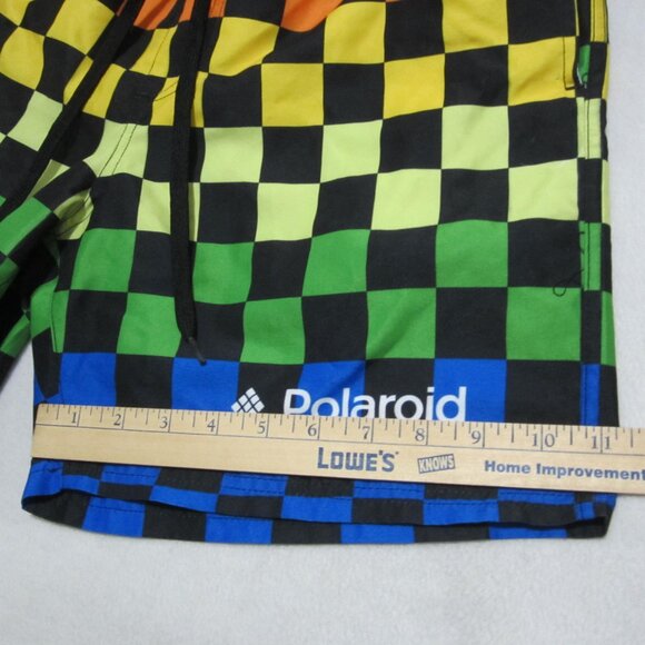 Polaroid Swimming Trunks Men's Size M multicolor polyester Shorts - Picture 8 of 12